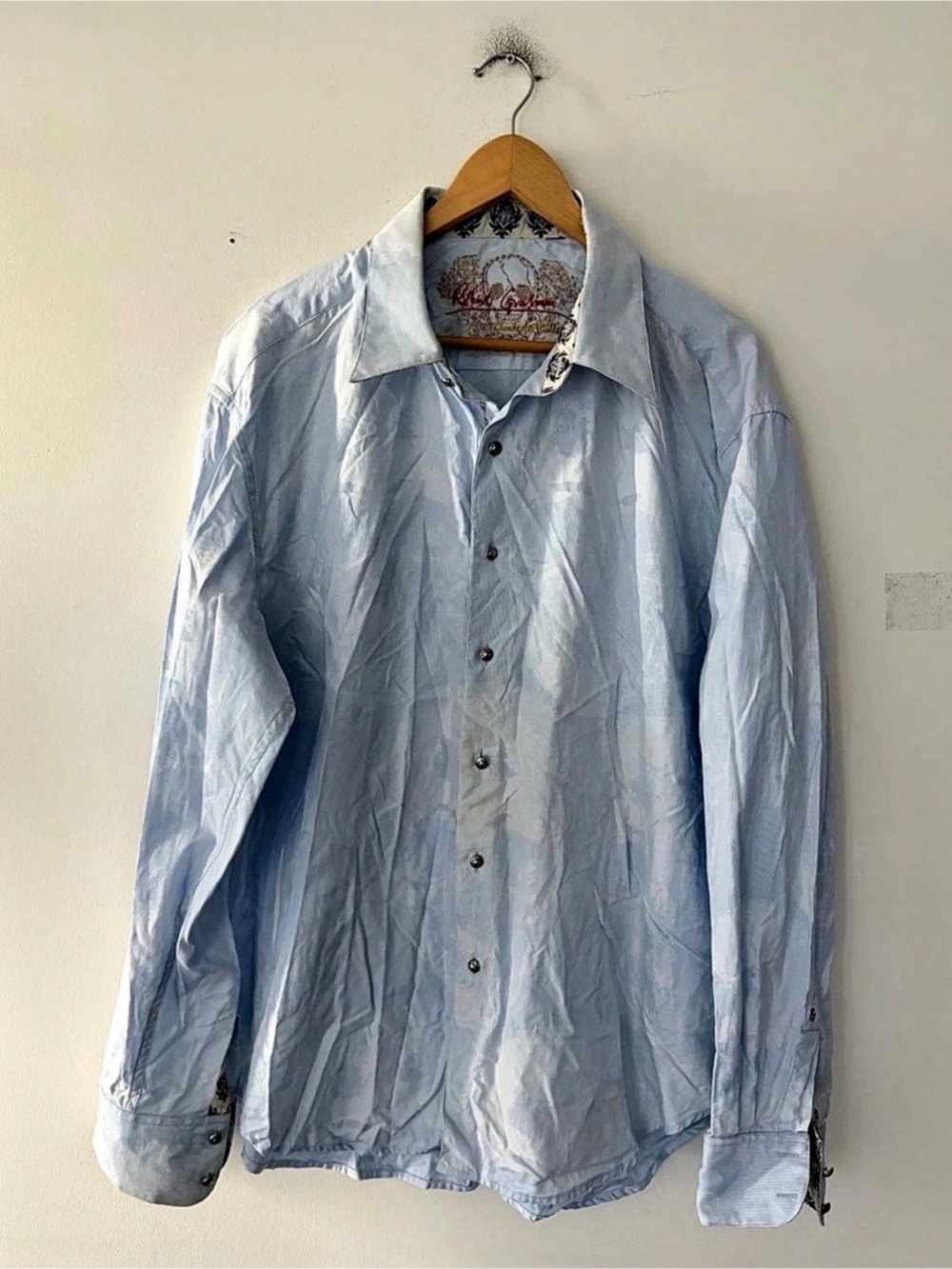 Robert Graham Hidden Skull Limited Edition /800 Long Sleeve Shirt Size XXL